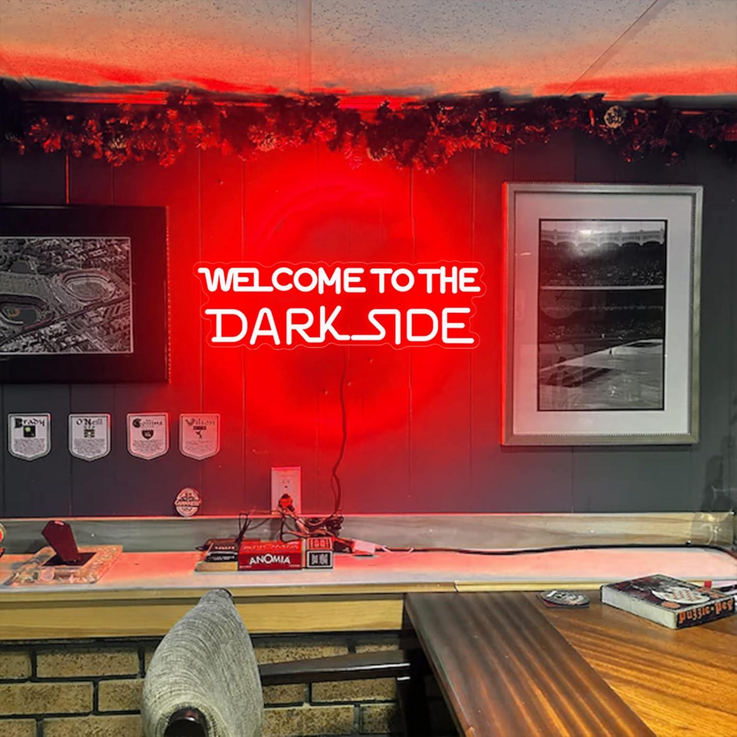 Welcome to the Dark Side Neon  - Lighting Decor Room reseña y precio