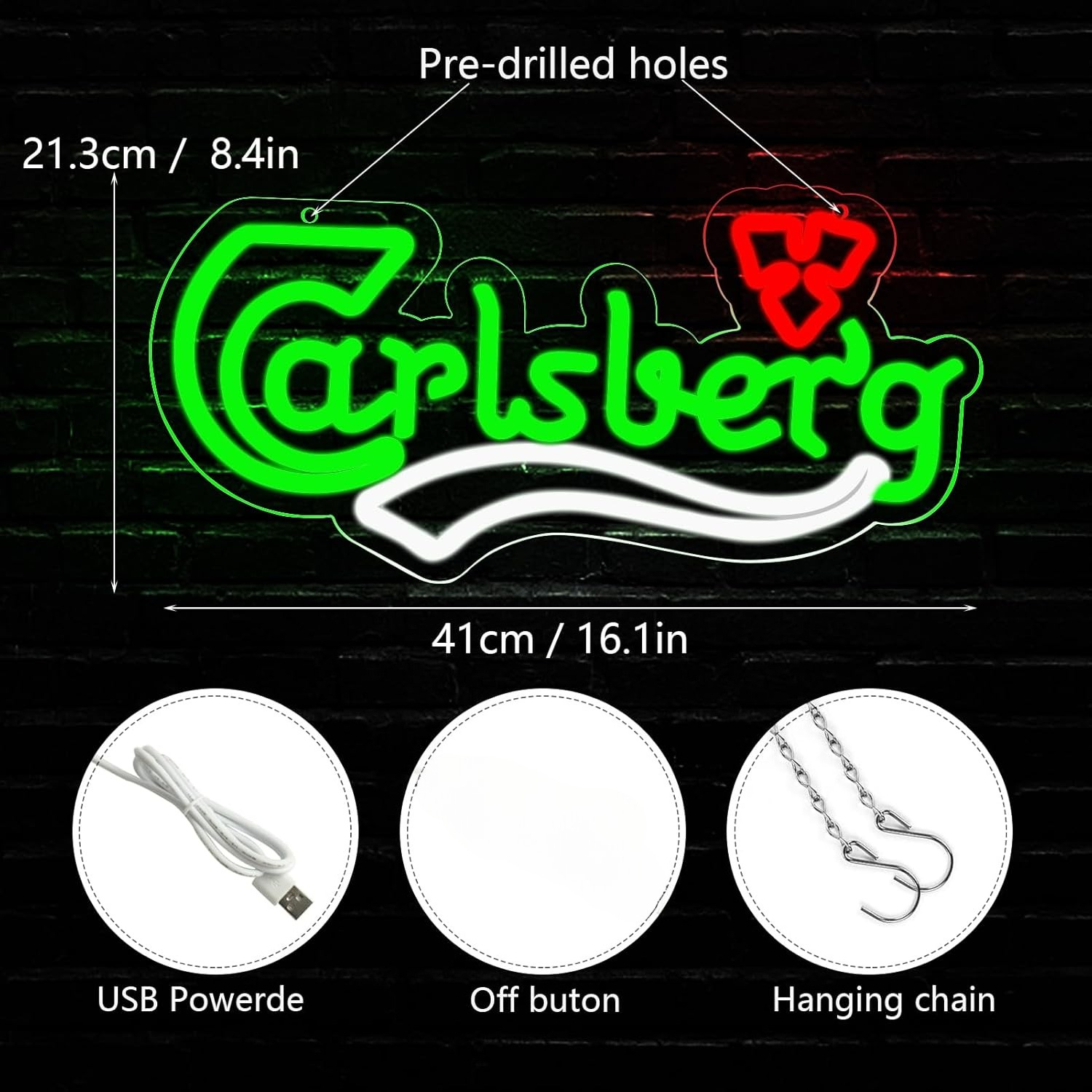 Beer Neon Sign Business USB Le - Kitchen Decor Lighting reseña y precio