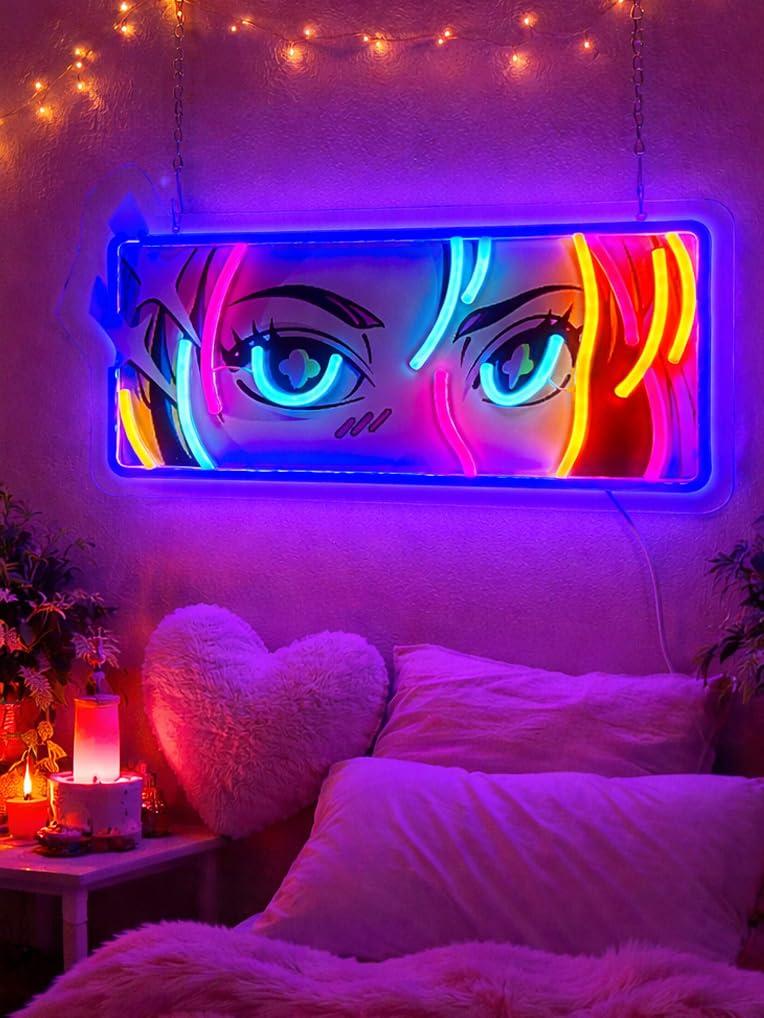 Passionate Eyes Neon Sign USB  - Lighting Decor Room reseña y precio