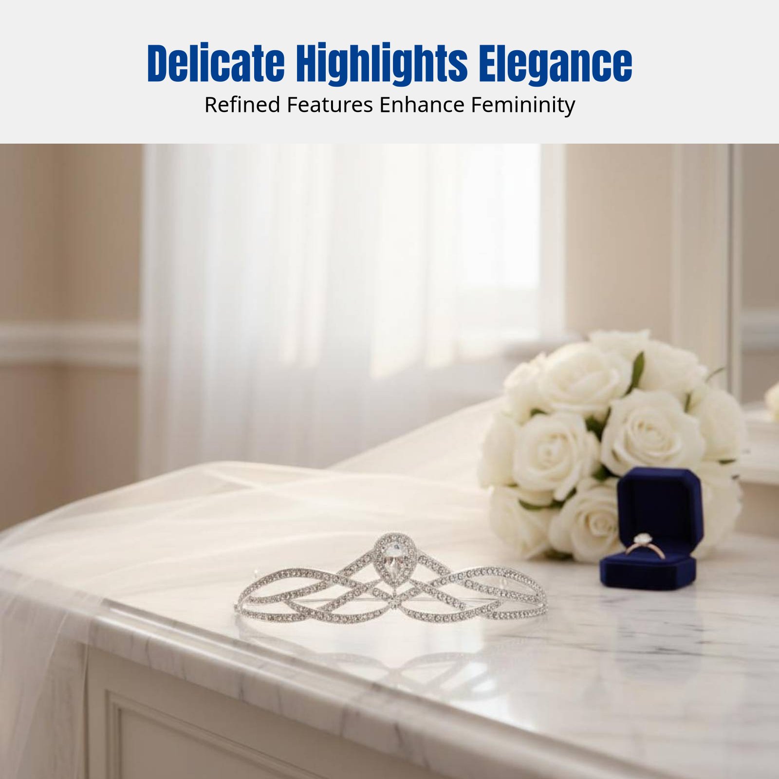 Zircon Inlaid Headband, Stylis - Elegant Decor & Lighting Llc reseña y precio