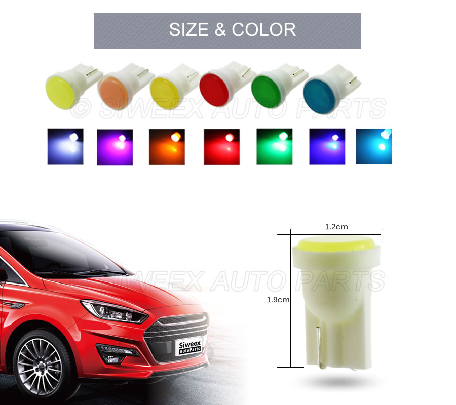 10 Pcs T10 W5W Car Interior LE - Colour Changing Bulb reseña y precio
