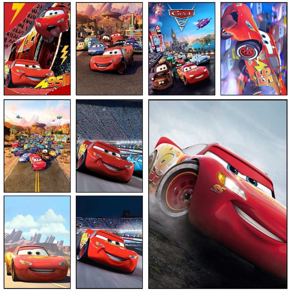 1PC Lightning McQueen Poster S - Lighting Mcqueen Decor reseña y precio