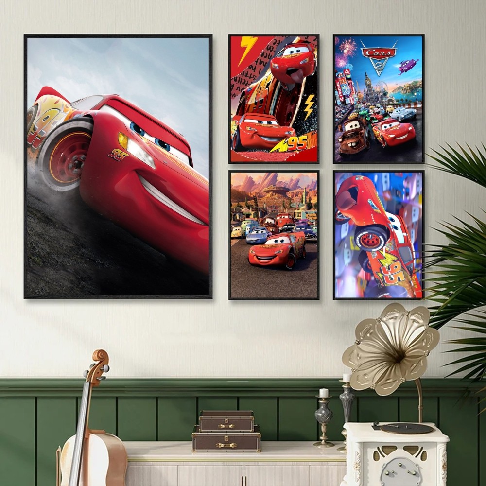 1PC Lightning McQueen Poster S - Lighting Mcqueen Decor reseña y precio