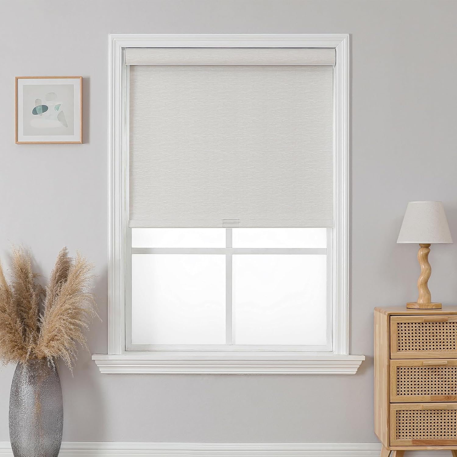 Cordless Blackout Roller Shade - Office Lighting Decor reseña y precio