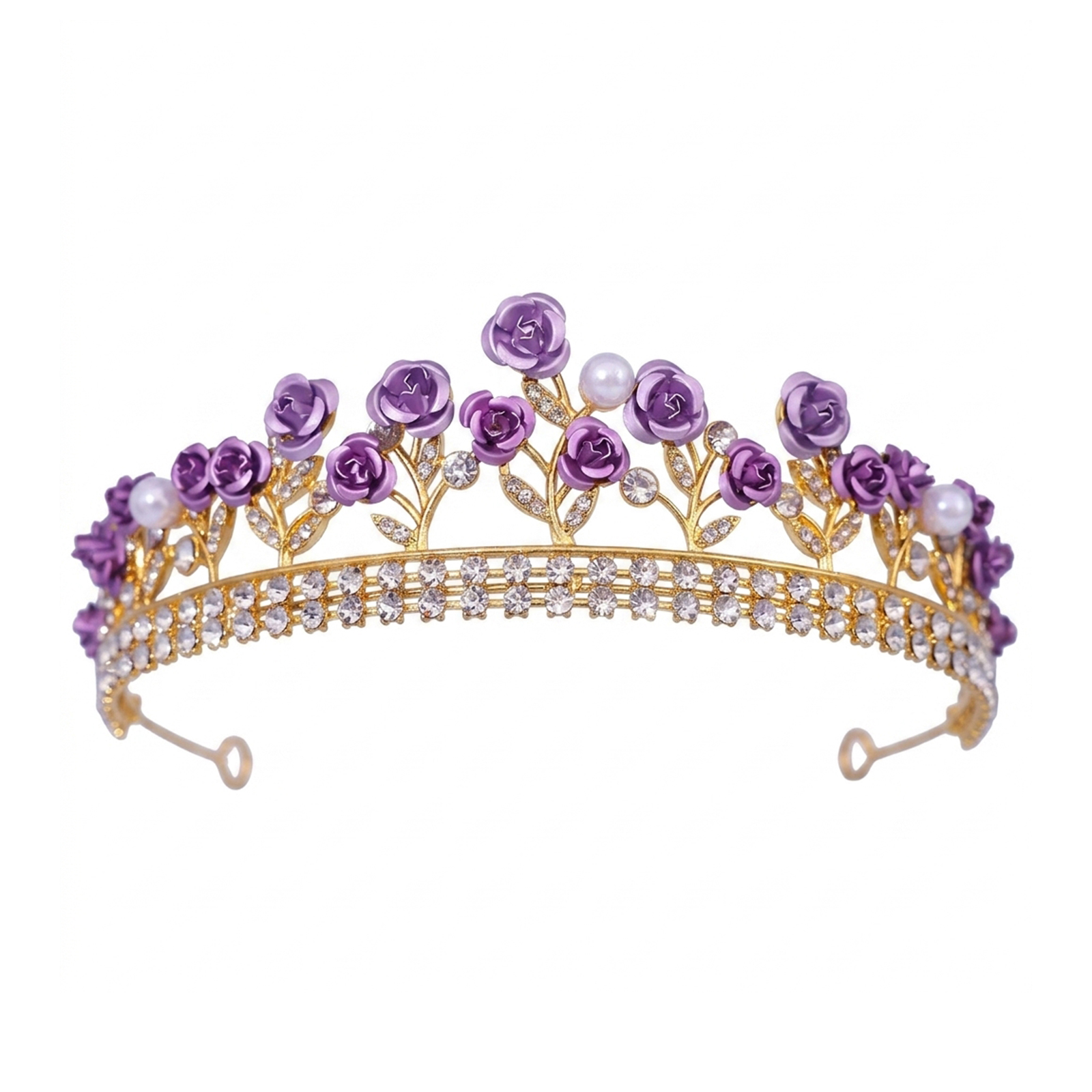 Baroque Ceramic Bridal Crown R - Elegant Decor & Lighting Llc reseña y precio