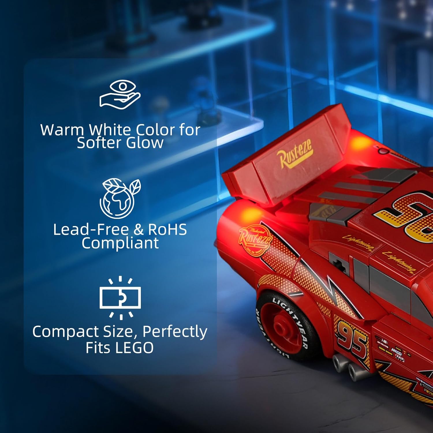 HPROSPER 5V LED Light (No Mode - Lighting Mcqueen Decor reseña y precio