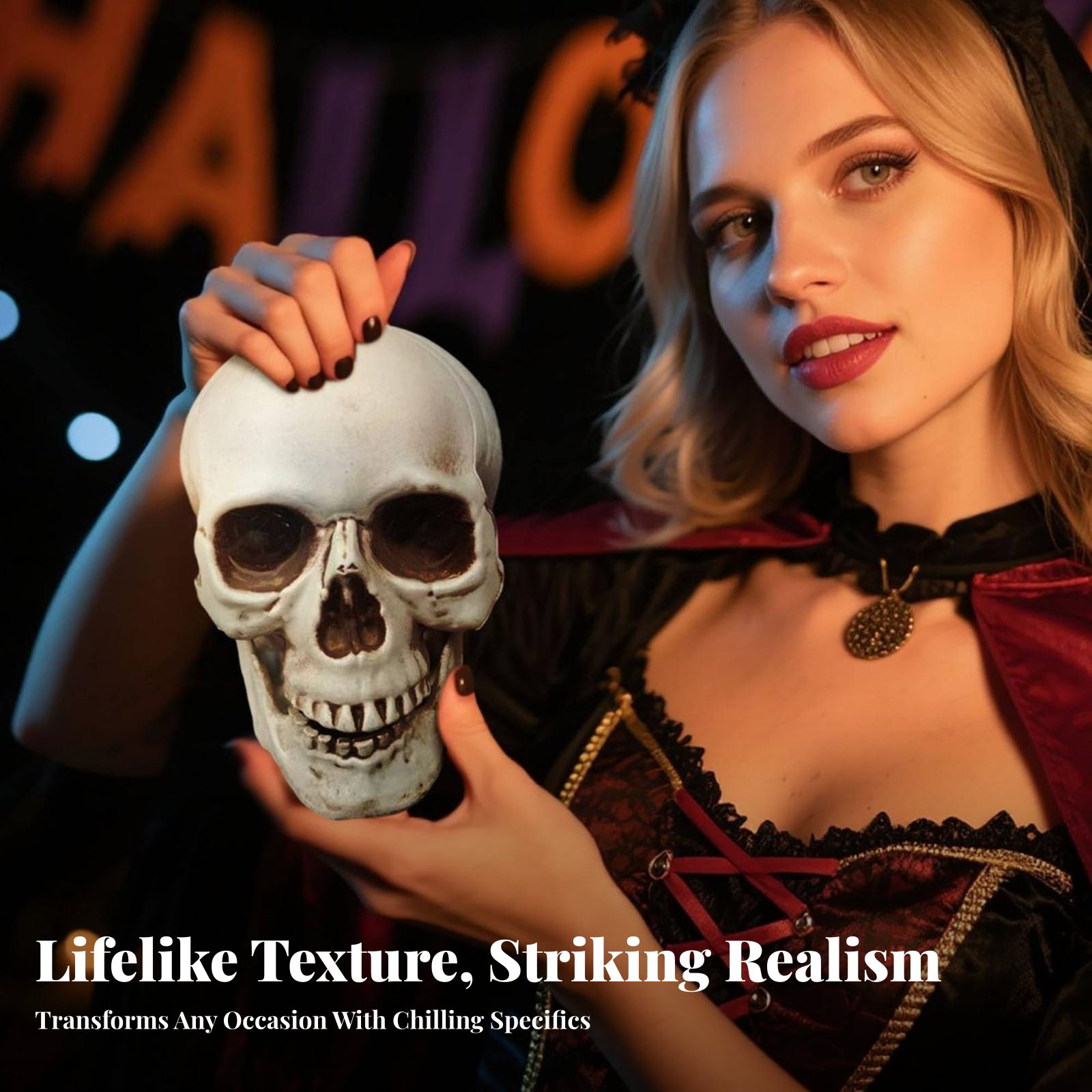 Realistic Skull Model Horror T - Lighting Decorative reseña y precio
