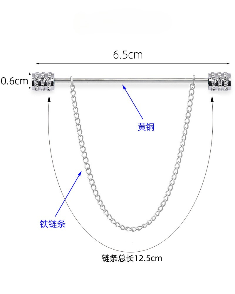 New Men's Brooch for Shirt Sta - Elegant Decor & Lighting Llc reseña y precio