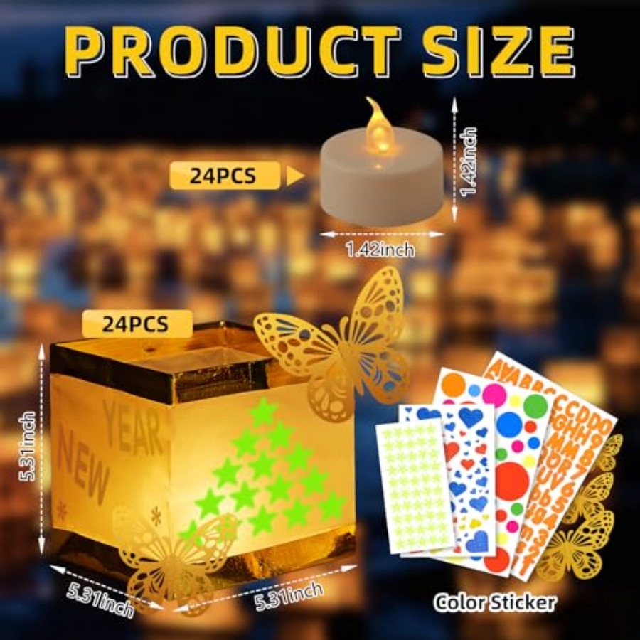 Set Square Floating Paper Lant - Lantern Paper Solar reseña y precio