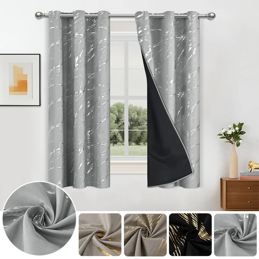 100% Blackout Curtains, Luxury - Office Lighting Decor reseña y precio
