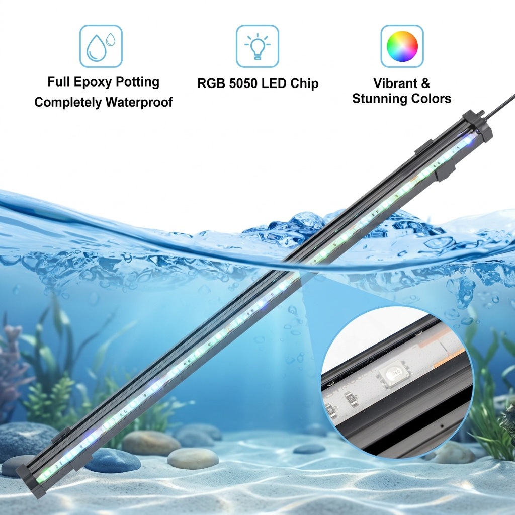 USB LED Aquarium Air Bubble Li - Colour Changing Bulb reseña y precio