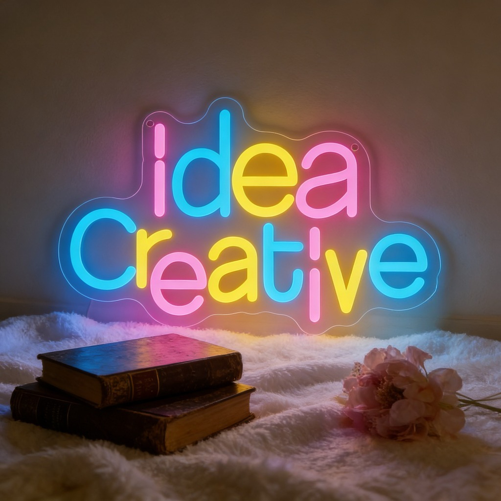 Creative Idea LED Neon Sign Gr - Bedroom Lighting Decor Ideas reseña y precio