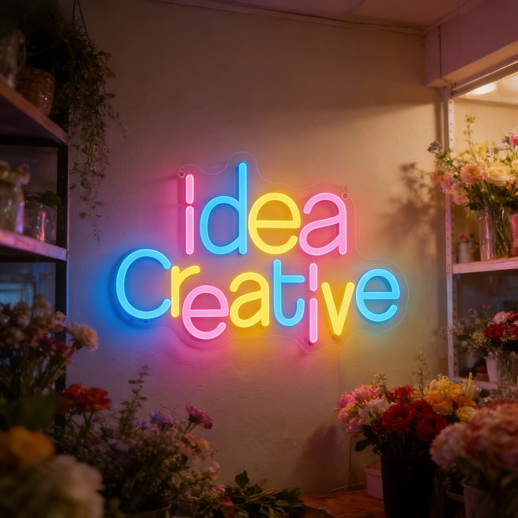 Creative Idea LED Neon Sign Gr - Bedroom Lighting Decor Ideas reseña y precio