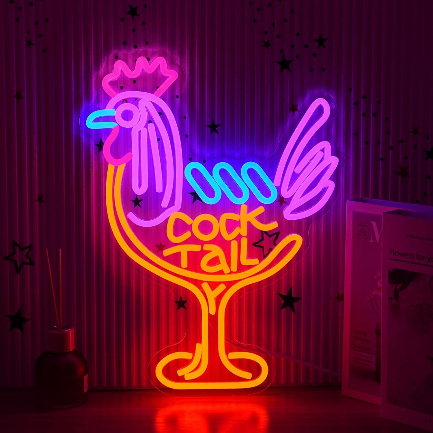 Cocktail Neon Sign USB Dimmabl - Kitchen Decor Lighting reseña y precio