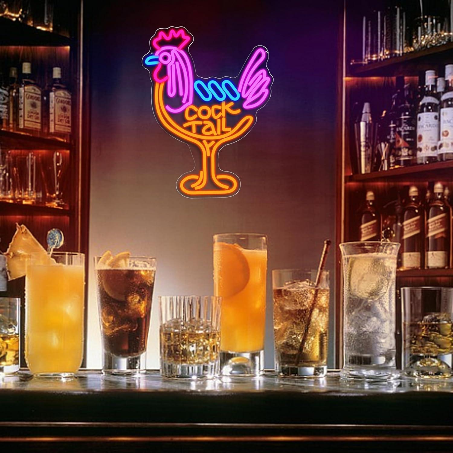 Cocktail Neon Sign USB Dimmabl - Kitchen Decor Lighting reseña y precio