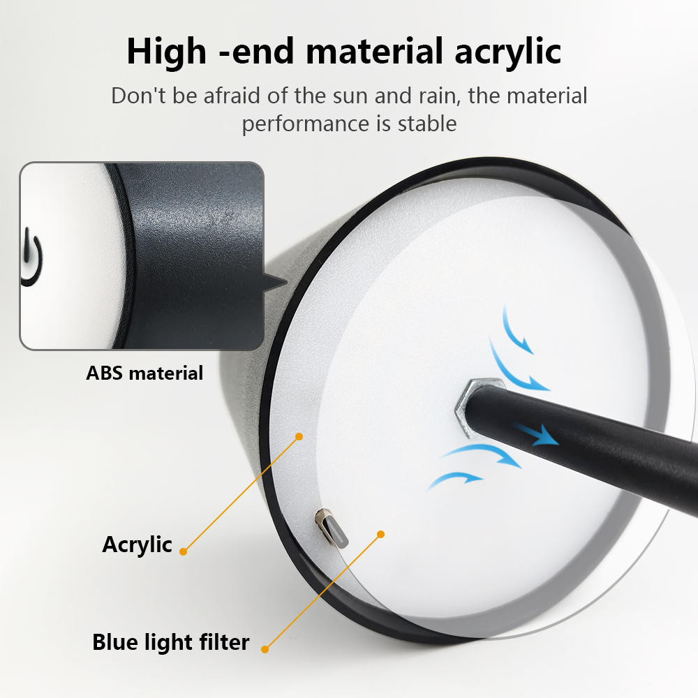 LED Rechargeable Desk Light Wi - Lighting Decor Room reseña y precio