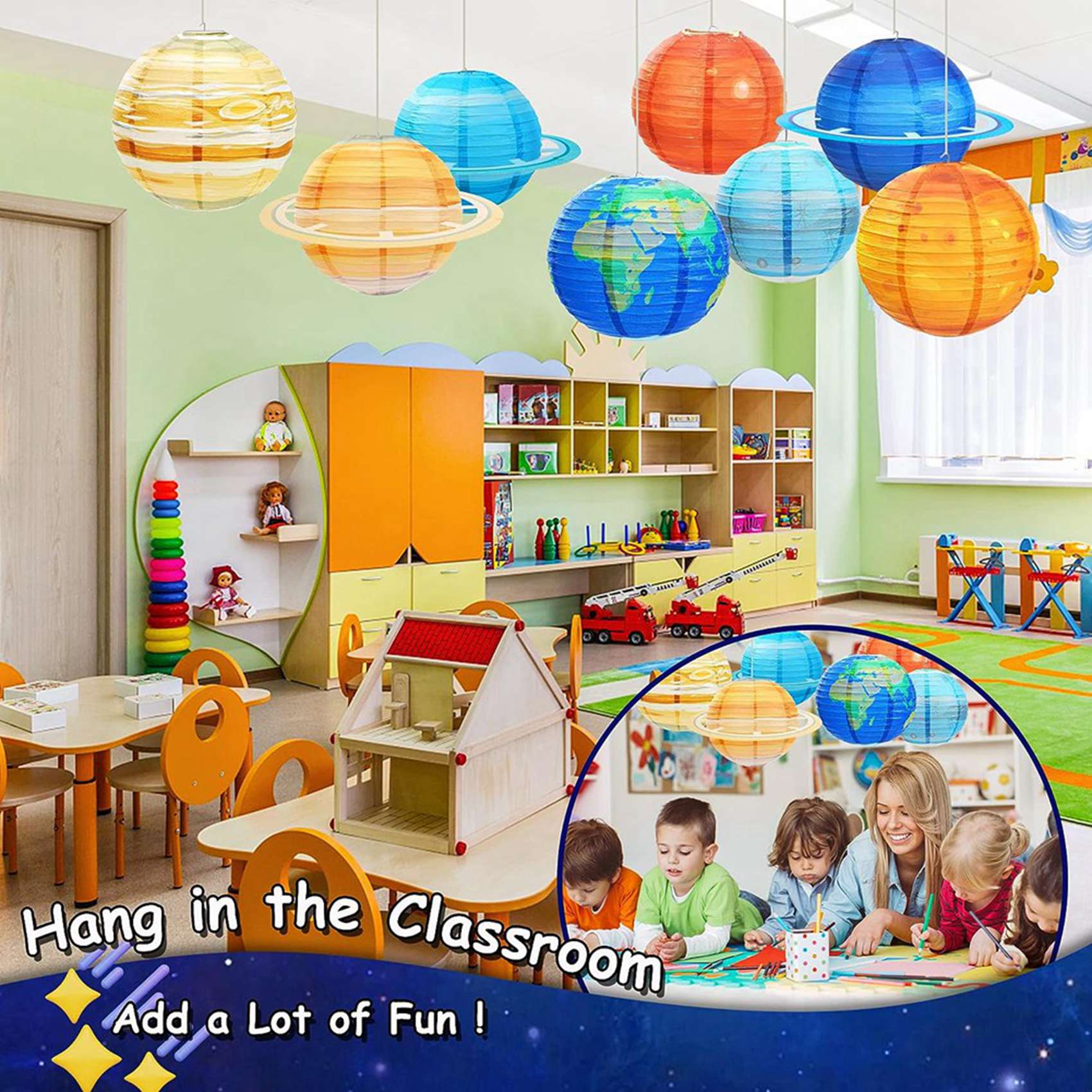 【HAPPY】16Pcs Space Paper Lante - Lantern Paper Solar reseña y precio