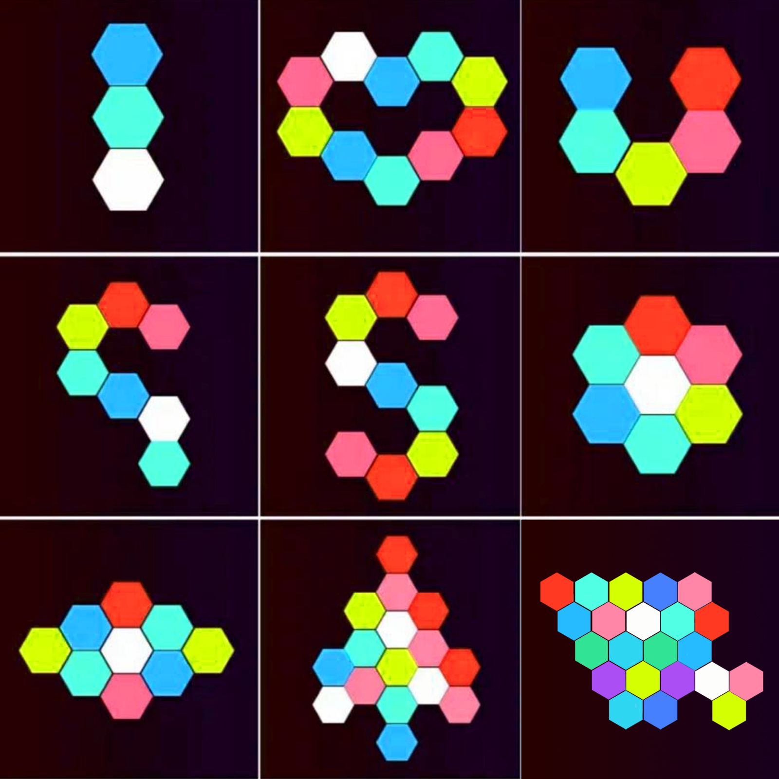 Remote control geometric hexag - Lighting Decor Room reseña y precio